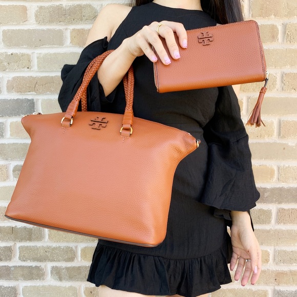 Gaby’sBags👜💕 Tory Burch Slouchy Satchel + Wallet - Picture 3 of 7